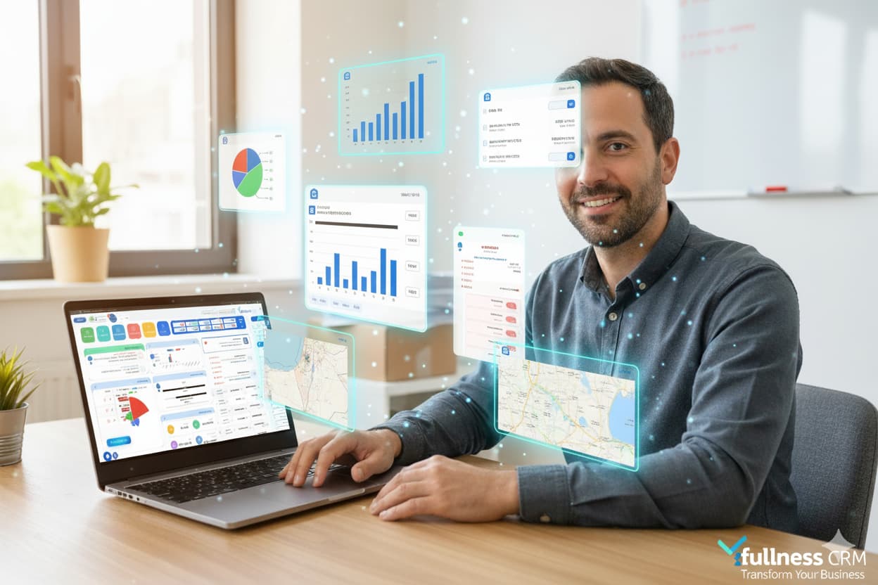 Fullness CRM dashboard overview